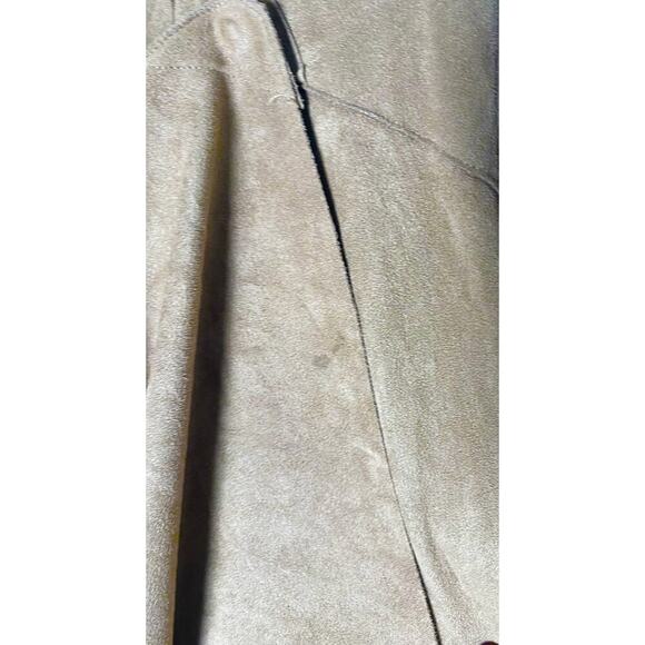 Blank NYC Women's Soft Faux Suede Drape Snap Moto Cardigan Jacket Waterfall Neck - Picture 14 of 14